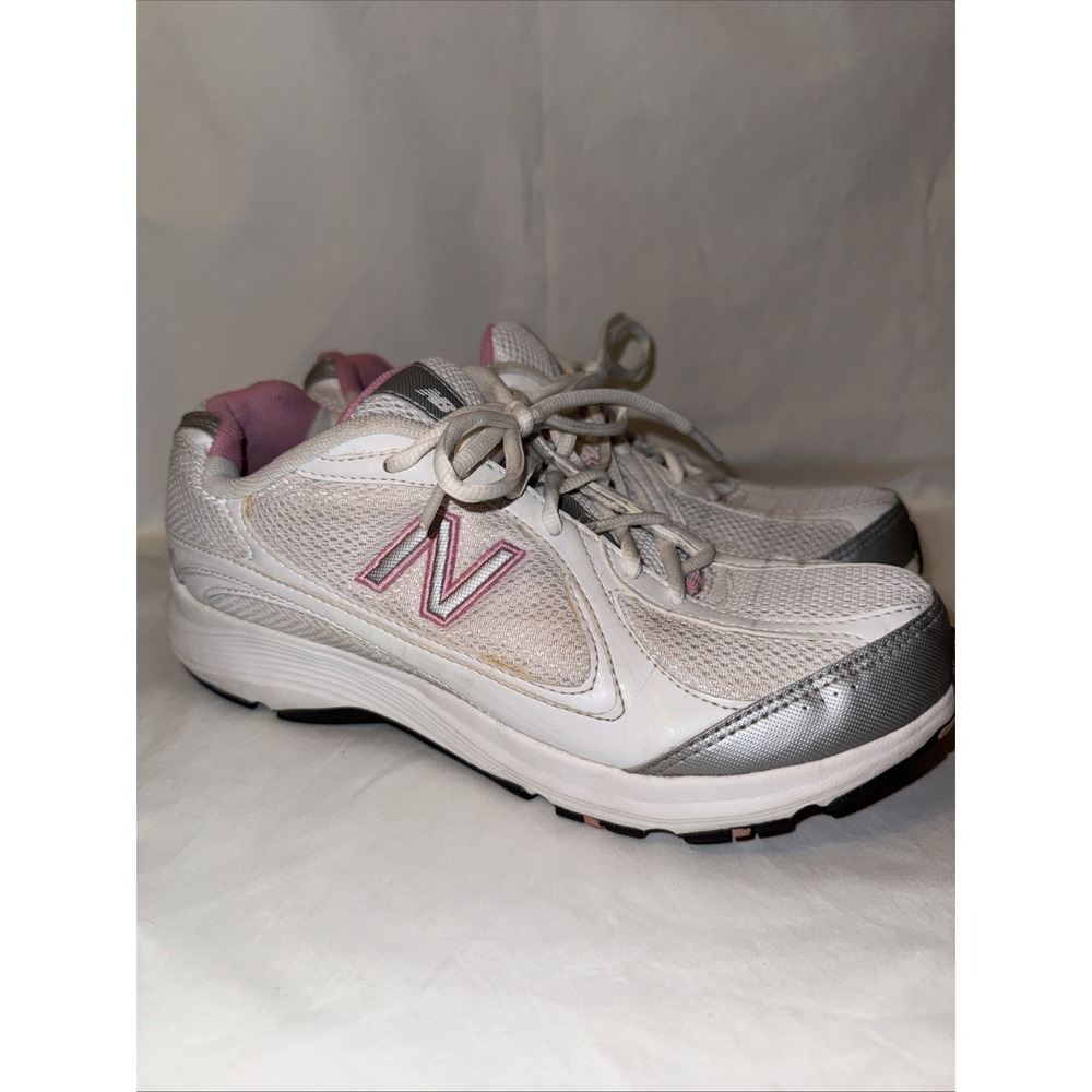 New Balance Womens Running Shoes 496 Size 9 White Pink WW496WP‎ Running Shoes